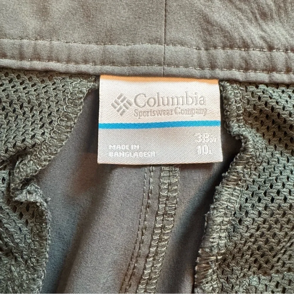 Columbia PFG Men's Fishing Omni Shade Hunter Green Shorts XM1668 Outdoor Size 38